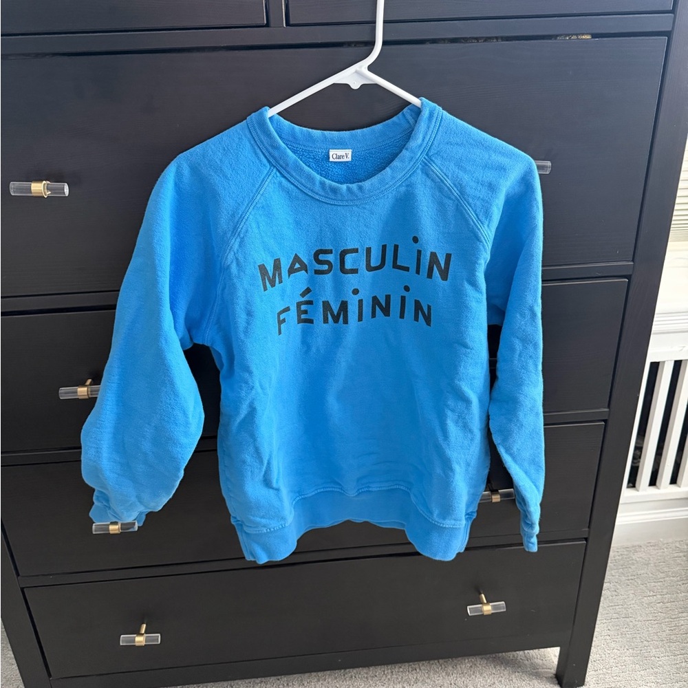 Blue Graphic Women's Sweatshirt